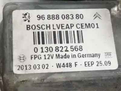 Peça sobressalente para automóvel em segunda mão elevador de vidros traseiro direito por peugeot 508 active referências oem iam 9686441280  