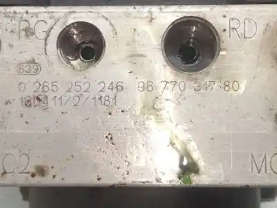 Peça sobressalente para automóvel em segunda mão abs por peugeot 508 active referências oem iam 9677031780  0265252246