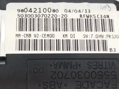 Peça sobressalente para automóvel em segunda mão quadrante por peugeot 508 active referências oem iam 9804210080  