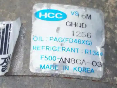 Peça sobressalente para automóvel em segunda mão compressor de ar condicionado a/a a/c por kia cee´d drive referências oem iam an8ca03  