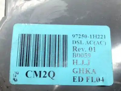 Peça sobressalente para automóvel em segunda mão comando de sofagem (chauffage / ar condicionado) por kia cee´d drive referências oem iam 972501h221  