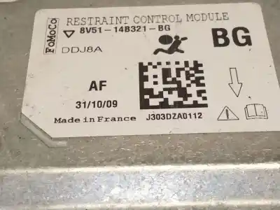 Автозапчасти б/у блок управления подушками безопасности за ford fiesta vi (cb1, ccn) 1.4 tdci ссылки oem iam 8v5114b321bg  