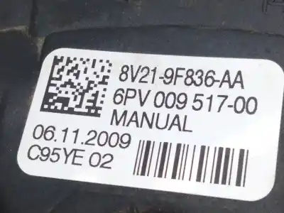 Pezzo di ricambio per auto di seconda mano pedale dell acceleratore per ford fiesta vi (cb1, ccn) 1.4 tdci riferimenti oem iam 8v219f836aa  