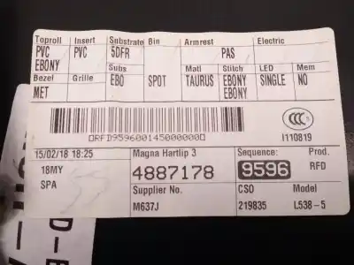 Автозапчасти б/у обивка передней правой двери за land rover range rover evoque 2.0 td4 cat ссылки oem iam bj3220962  