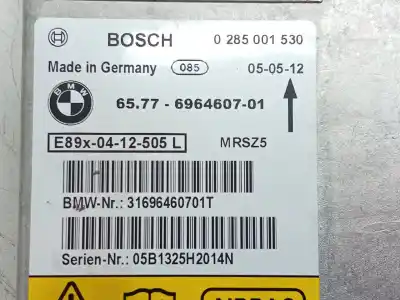 Peça sobressalente para automóvel em segunda mão centralina de airbag por bmw 3 (e90) 320 d referências oem iam 696460701  