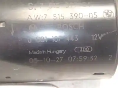 Peça sobressalente para automóvel em segunda mão motor de arranque por bmw x3 (e83) 2.5 i referências oem iam 7515391  0001107443