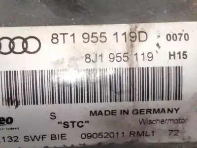Peça sobressalente para automóvel em segunda mão motor do limpa para brisas por audi a5 (8t3) 2.0 tdi referências oem iam 8t1955119  