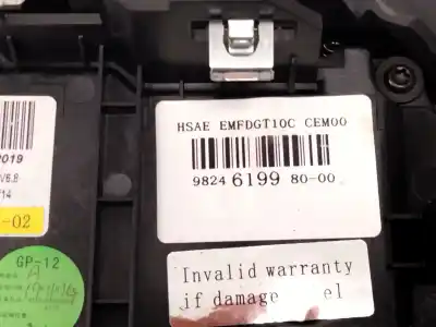 Peça sobressalente para automóvel em segunda mão display gps / multimídia por peugeot 2008 i (cu_) 1.2 thp 130 / puretech 130 referências oem iam 9824619980  