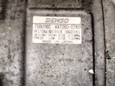 Peça sobressalente para automóvel em segunda mão compressor de ar condicionado a/a a/c por bmw x3 (e83) 2.5 i referências oem iam 4472600780  