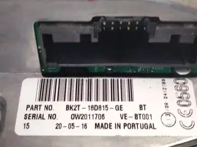 Second-hand car spare part audio system / radio cd for ford transit custom v362 furgón (fy, fz) 2.0 ecoblue oem iam references bk2t18d815  