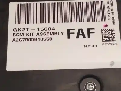 Second-hand car spare part fuse box unit for ford transit custom v362 furgón (fy, fz) 2.0 ecoblue oem iam references gk2t15604  