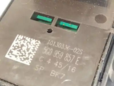 Автозапчасти б/у выключатель левого переднего окна за volkswagen golf vii (5g1, bq1, be1, be2) 2.0 tdi ссылки oem iam 5g0959857  