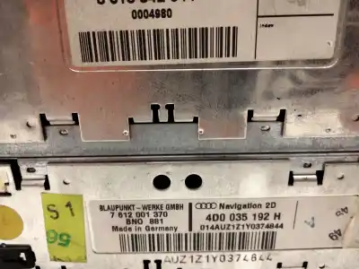 Автозапчасти б/у gps-навигационная система за audi s8 (d2) 4.2 ссылки oem iam 4d0035192  