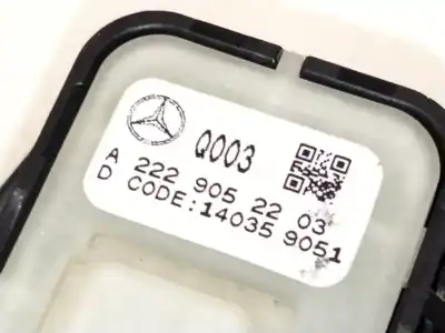 Second-hand car spare part right front power window switch for mercedes clase c (w205) c 220 bluetec / d (205.002, 205.004) oem iam references a2229052203  