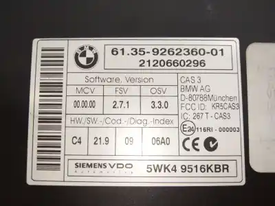 Second-hand car spare part ecu engine control for bmw x5 (e70) xdrive 30 d oem iam references 926236001  