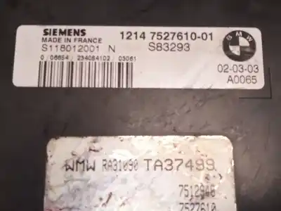 Second-hand car spare part ecu engine control for mini mini (r50, r53) one oem iam references 7527610  
