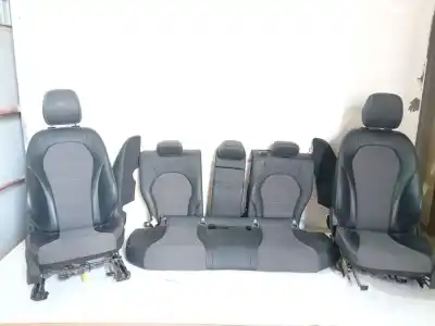 Second-hand car spare part complete seat set for mercedes clase c (w205) c 220 bluetec / d (205.002, 205.004) oem iam references a0009105303 a2059100350