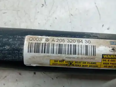 Second-hand car spare part rear left shock absorber for mercedes-benz clase c (w205) c 220 bluetec / d (205.002, 205.004) oem iam references a2053208430  