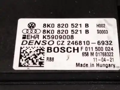 Peça sobressalente para automóvel em segunda mão resistência sofagem chauffage por audi a5 (8t3) 2.0 tdi referências oem iam 8k0820521  
