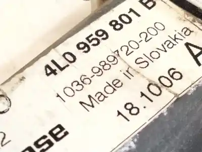 Автозапчастина б/у двиг скла задне ліво для audi q7 (4lb) 3.0 tdi quattro посилання на oem iam 4l0959801  