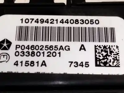 Pezzo di ricambio per auto di seconda mano avvertimento per dodge nitro 2.8 crd 4wd riferimenti oem iam p04602565ag  