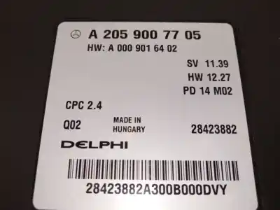 Second-hand car spare part electronic module for mercedes clase c (w205) c 220 bluetec / d (205.002, 205.004) oem iam references a2059007705  