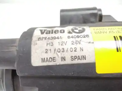 Peça sobressalente para automóvel em segunda mão farol / projetor de nevoeiro esquerdo por bmw x5 (e70) xdrive 35 i referências oem iam 67743941  8409026