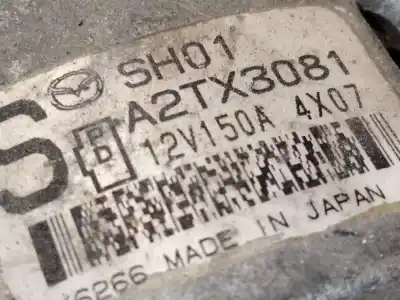 Автозапчастина б/у генератор для mazda cx-5 (kf) 2.2 d посилання на oem iam a2tx3081  