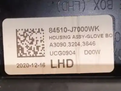 Second-hand car spare part glove compartment for kia ceed (cd) 1.6 crdi 136 oem iam references 84510j7000  