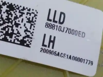 Автозапчастина б/у комплект подушки безпеки для kia ceed (cd) 1.6 crdi 136 посилання на oem iam 84710j7aa0wk  