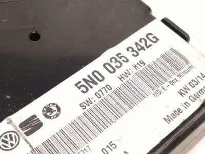 Second-hand car spare part electronic module for skoda spaceback (5h) active oem iam references 5n0035342   Second-hand car spare part electronic module for skoda spaceback (5h) active oem iam references 5n0035342