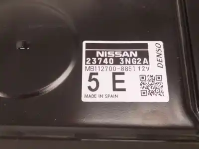 Peça sobressalente para automóvel em segunda mão centralina de motor uce por nissan leaf (ze0) electric referências oem iam 237403ng2a  