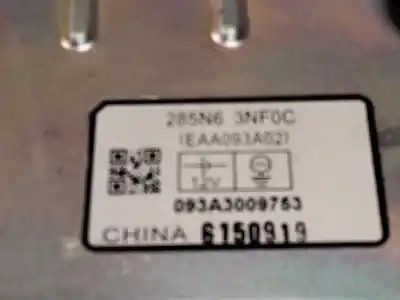 Second-hand car spare part electronic module for nissan leaf (ze0) electric oem iam references 285n63nf0c  