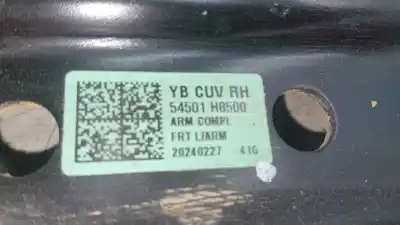 Автозапчастина б/у передній правий нижний рычаг підвіски для kia stonic (yb) 1.2 cvvt посилання на oem iam 54501h8500  