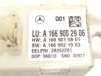 Автозапчасти б/у проверьте блок управления за mercedes-benz clase c coupé (c204) c 220 cdi (204.302) ссылки oem iam a1669002906  