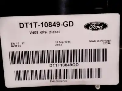 Second-hand car spare part dashboard for ford transit connect monospace 1.6 tdci oem iam references dt1t10849  