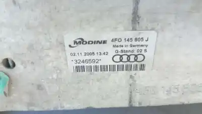 Автозапчастина б/у інтеркулер для audi a6 c6 (4f2) 2.0 tdi посилання на oem iam 4f0145805j  