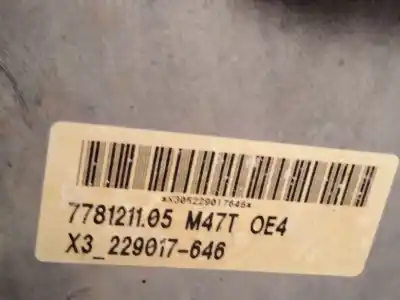 Peça sobressalente para automóvel em segunda mão motor completo por bmw x3 (e83) 2.0d referências oem iam m47t  204d4