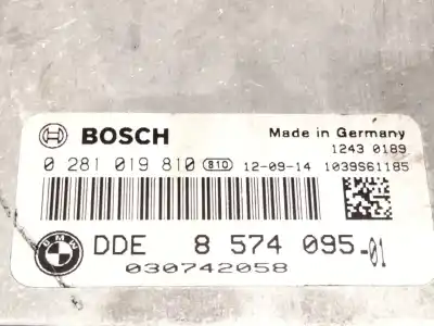 Автозапчасти б/у блок управления двигателем за bmw 3 (f30, f80) 318 d xdrive ссылки oem iam 8574095  0281019810