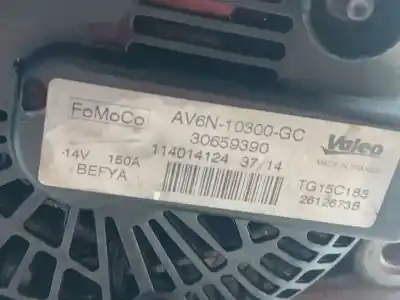 Автозапчастина б/у генератор для ford transit connect monospace 1.6 tdci посилання на oem iam av6n10300gc  