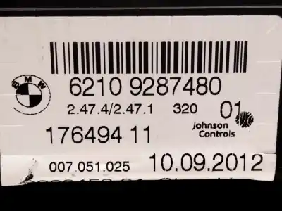 Автозапчастина б/у панель інструментів для bmw 3 (f30, f80) 318 d xdrive посилання на oem iam 9287480  