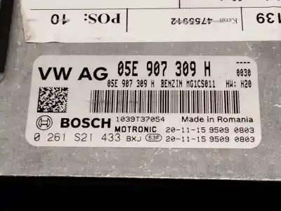 Автозапчастина б/у ебу контролер двигуна для volkswagen t-roc (a11, d11) 1.5 tsi посилання на oem iam 05e907309h  