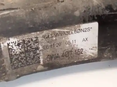 Автозапчастина б/у передній правий нижний рычаг підвіски для volkswagen t-roc (a11, d11) 1.5 tsi посилання на oem iam 5wa407152  