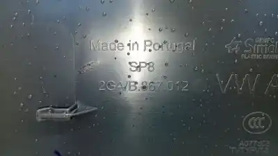 Автозапчасти б/у обивка передней правой двери за volkswagen t-roc (a11, d11) 1.5 tsi ссылки oem iam 2gab867012  