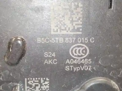 Автозапчастина б/у замок передніх дверей лівий для volkswagen t-roc (a11, d11) 1.5 tsi посилання на oem iam 5tb837015  