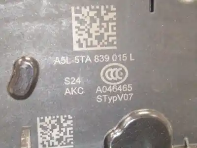 Автозапчастина б/у замок дверей заднього лівого для volkswagen t-roc (a11, d11) 1.5 tsi посилання на oem iam 5ta839015  