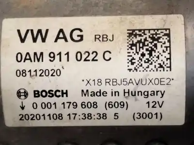 Автозапчасти б/у двигатель запускается за volkswagen t-roc (a11, d11) 1.5 tsi ссылки oem iam 0am911022  