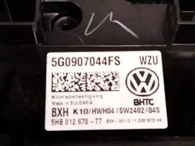 Pezzo di ricambio per auto di seconda mano controllo climatico per volkswagen t-roc (a11, d11) 1.5 tsi riferimenti oem iam 5g0907044  