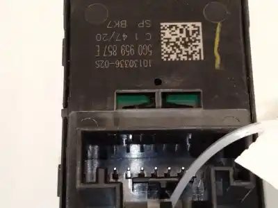 Peça sobressalente para automóvel em segunda mão botão / interruptor elevador vidro dianteiro esquerdo por volkswagen t-roc (a11, d11) 1.5 tsi referências oem iam 5g0959857  