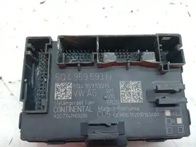 Peça sobressalente para automóvel em segunda mão módulo electrónico do fecho central por volkswagen t-roc (a11, d11) 1.5 tsi referências oem iam 5q4959593n  